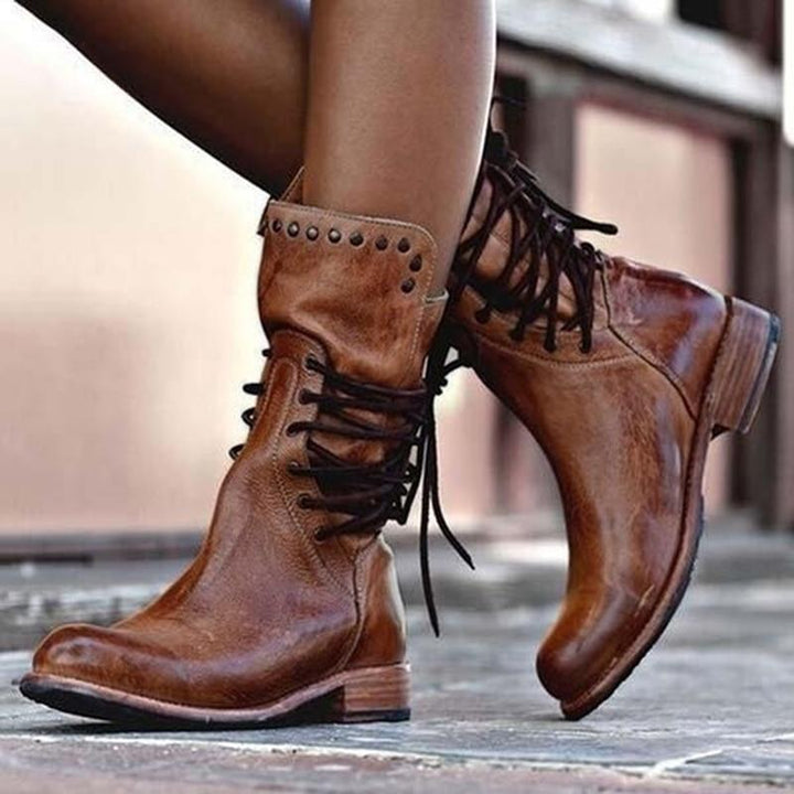 Heather | Lace-Up Boots