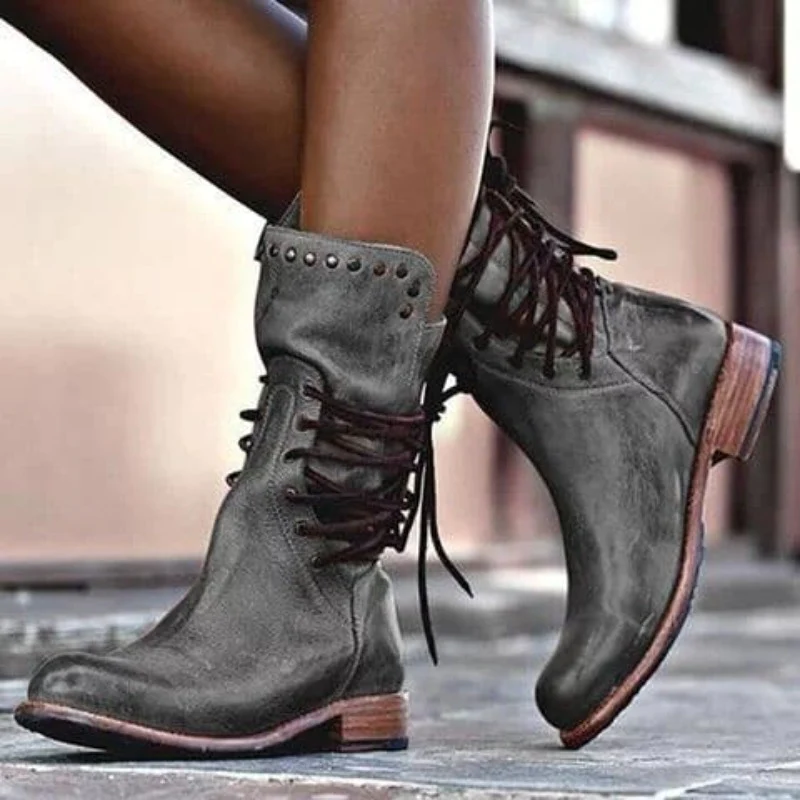 Heather | Lace-Up Boots