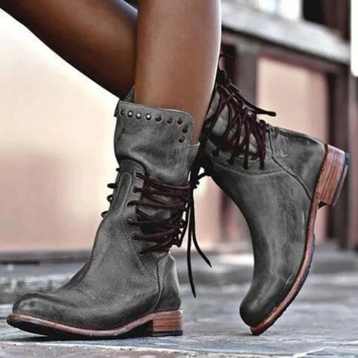 Heather | Lace-Up Boots