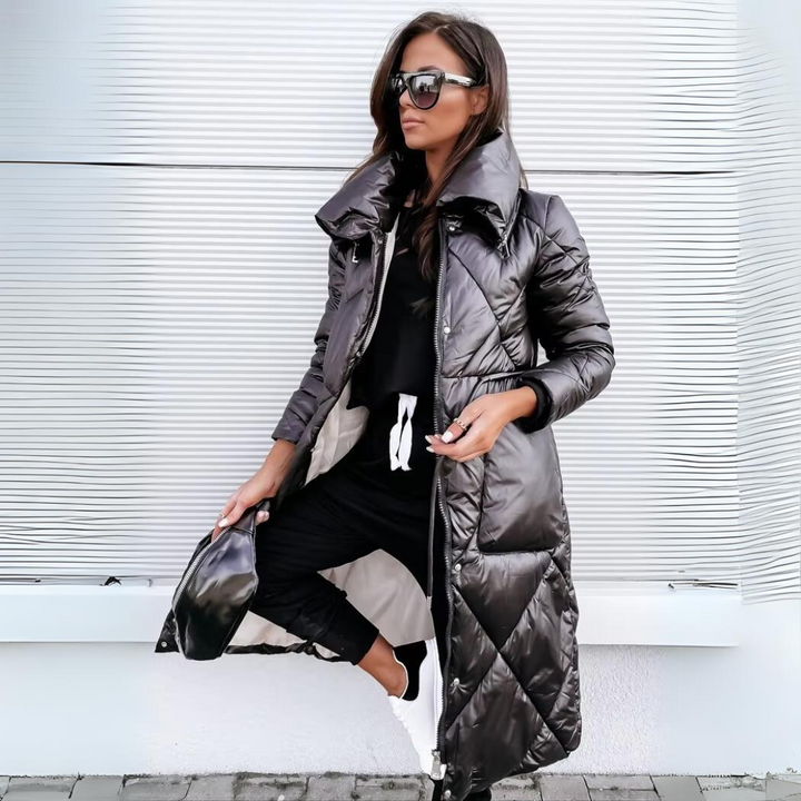 Emily | Lined Long Parka Coat