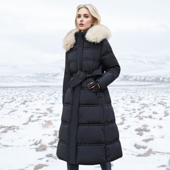 Shirley | Luxury Winter Parka with Fur Hood