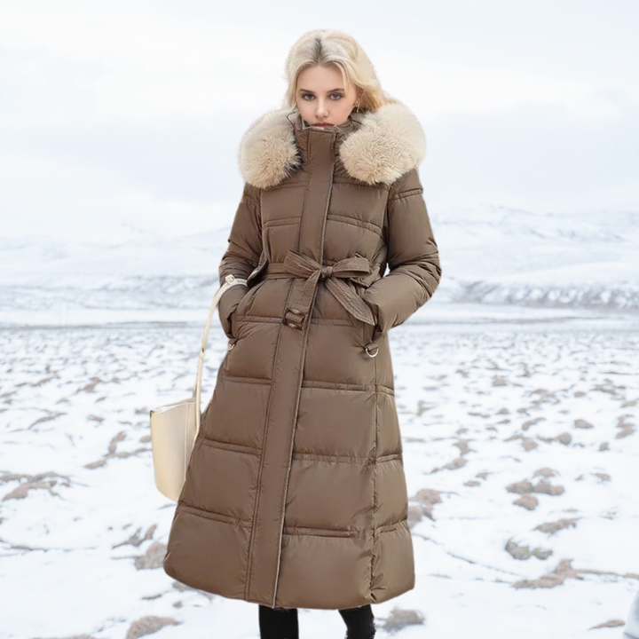 Shirley | Luxury Winter Parka with Fur Hood