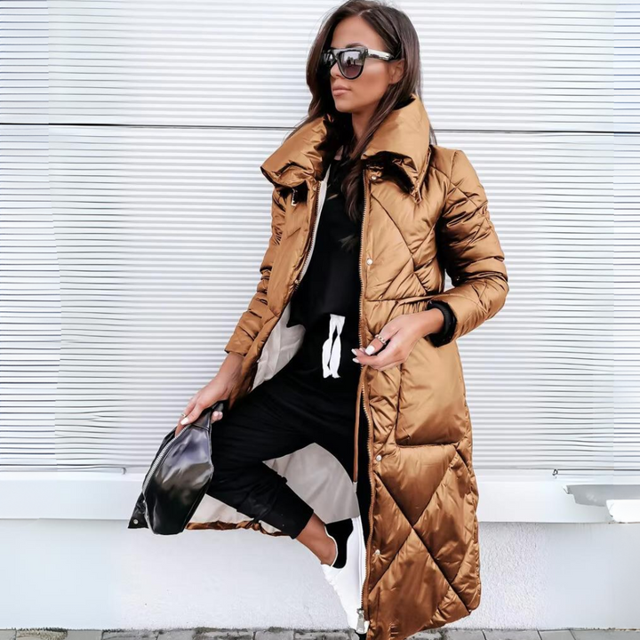 Emily | Lined Long Parka Coat