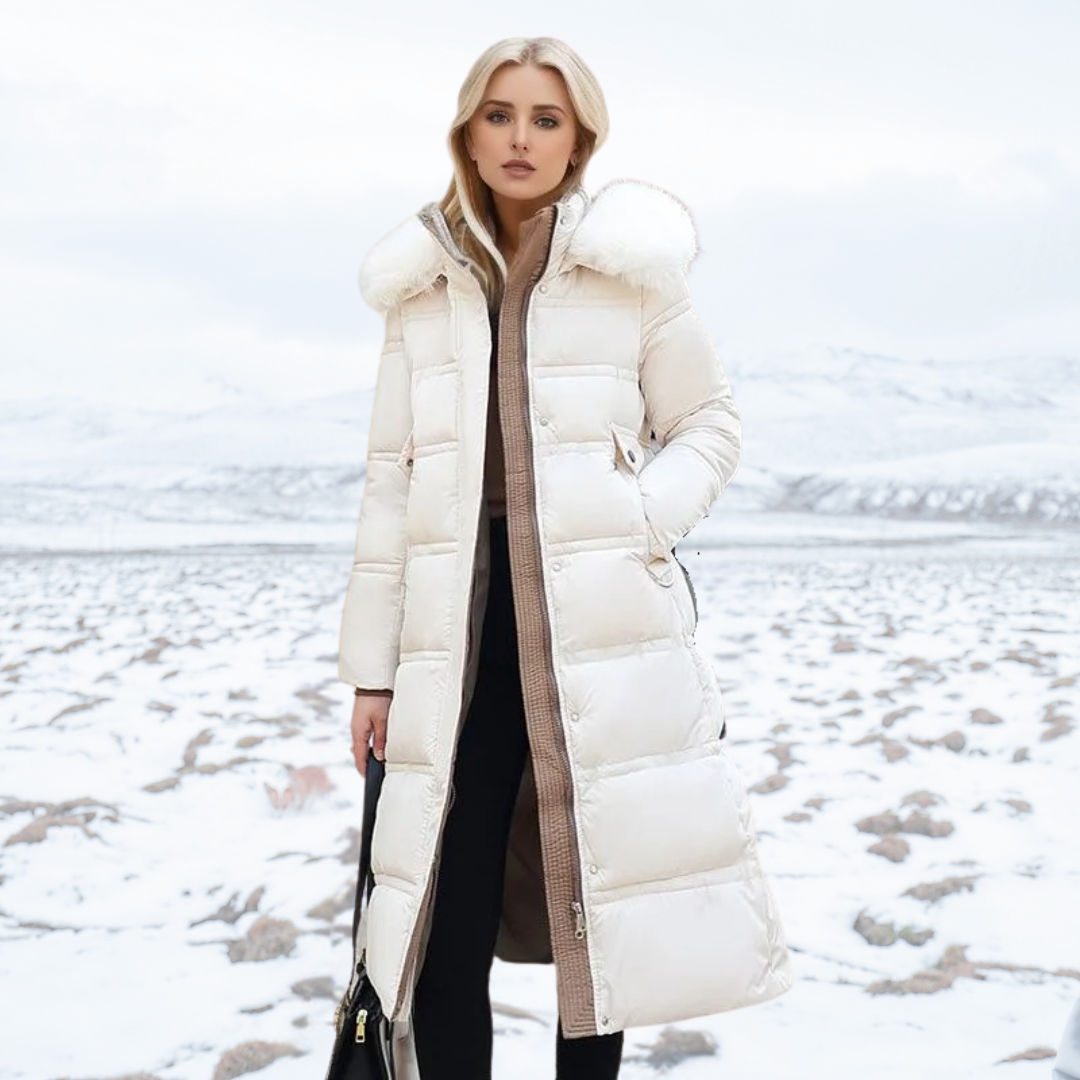 Shirley | Luxury Winter Parka with Fur Hood