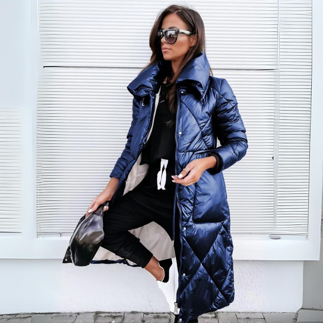 Emily | Lined Long Parka Coat