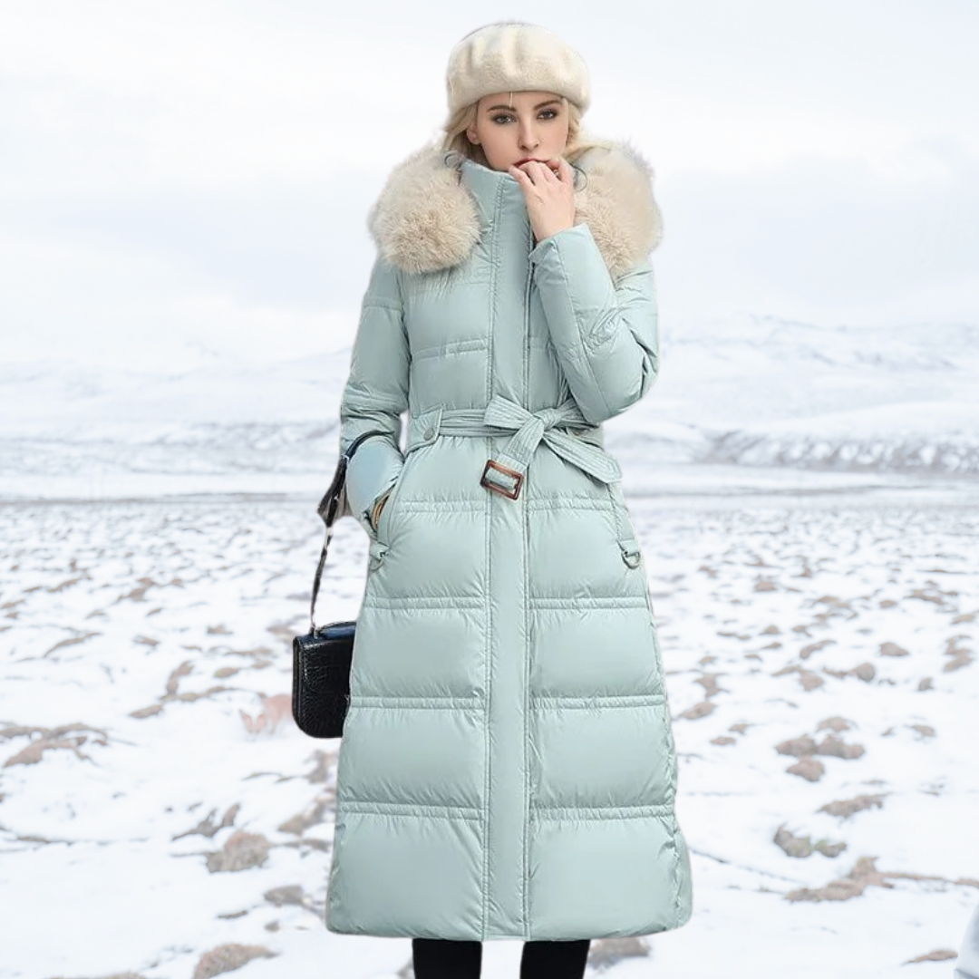 Shirley | Luxury Winter Parka with Fur Hood