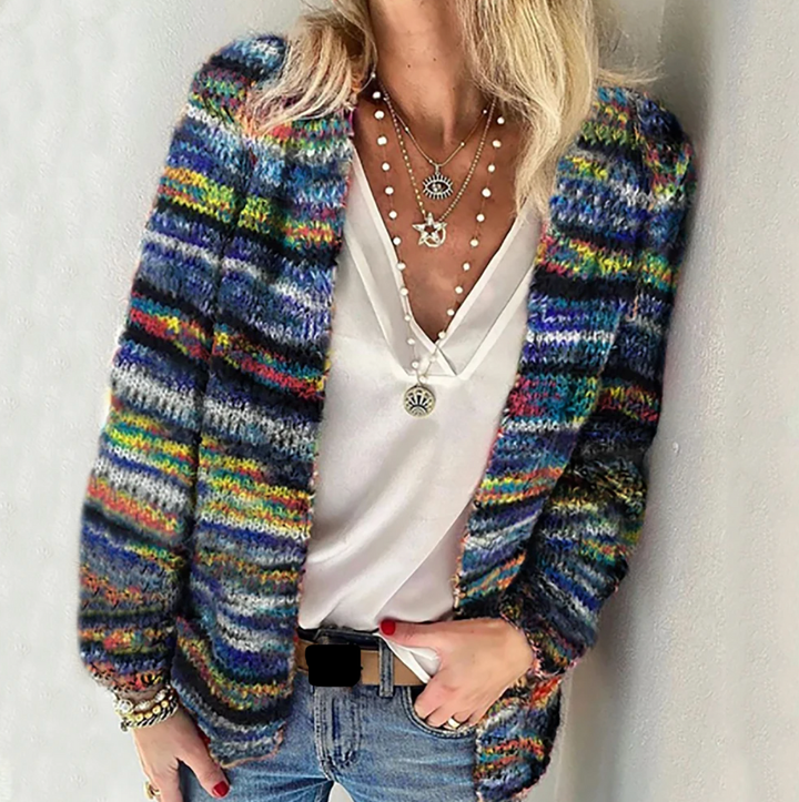 Mary | colorful sweater