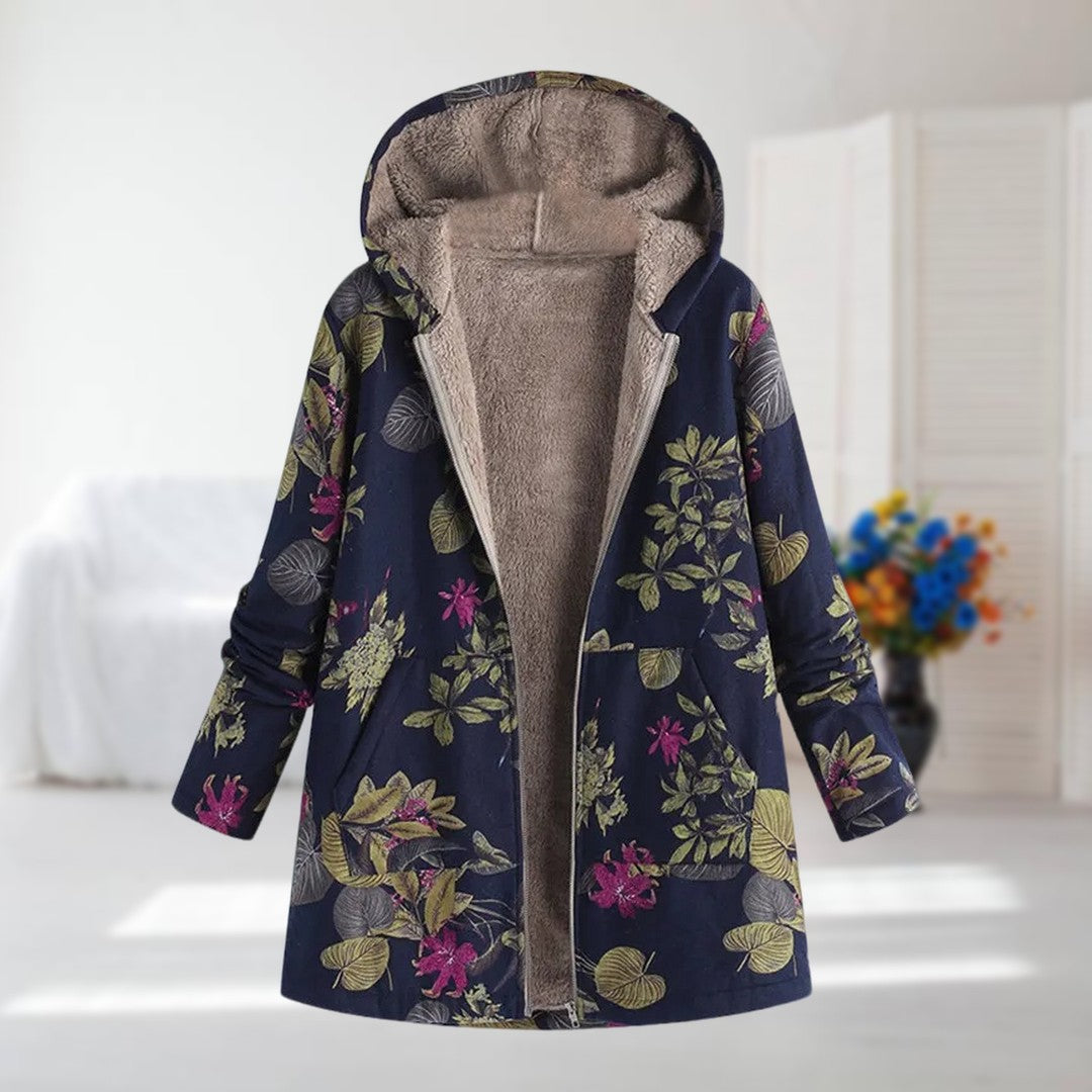 Chesca | Floral Print Autumn/Winter Coat