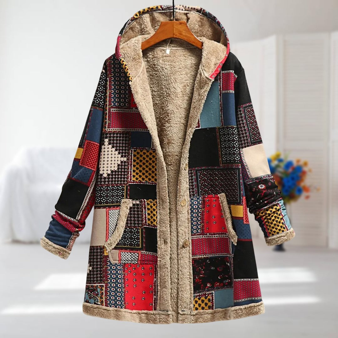 Chesca | Floral Print Autumn/Winter Coat