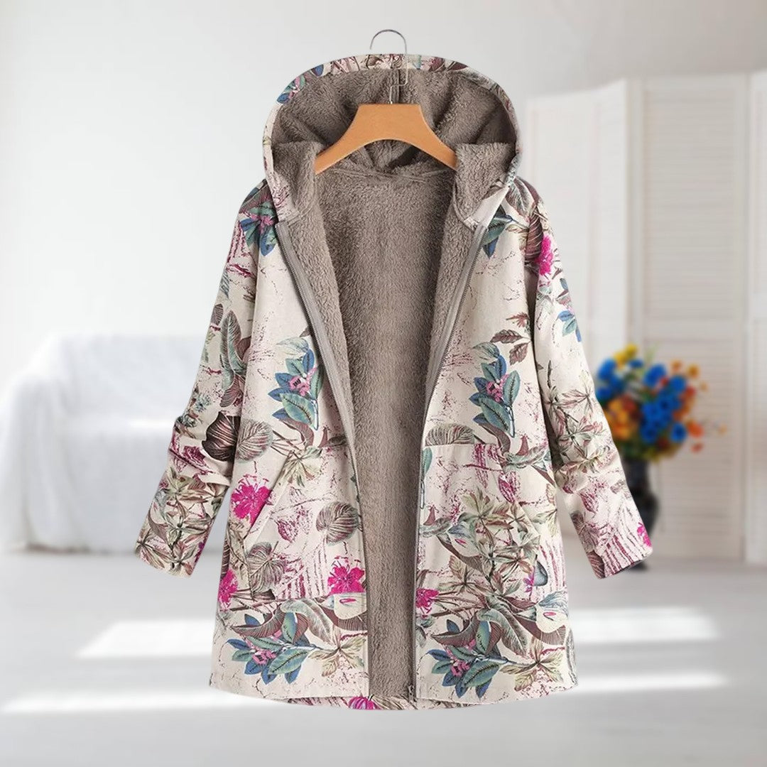 Chesca | Floral Print Autumn/Winter Coat