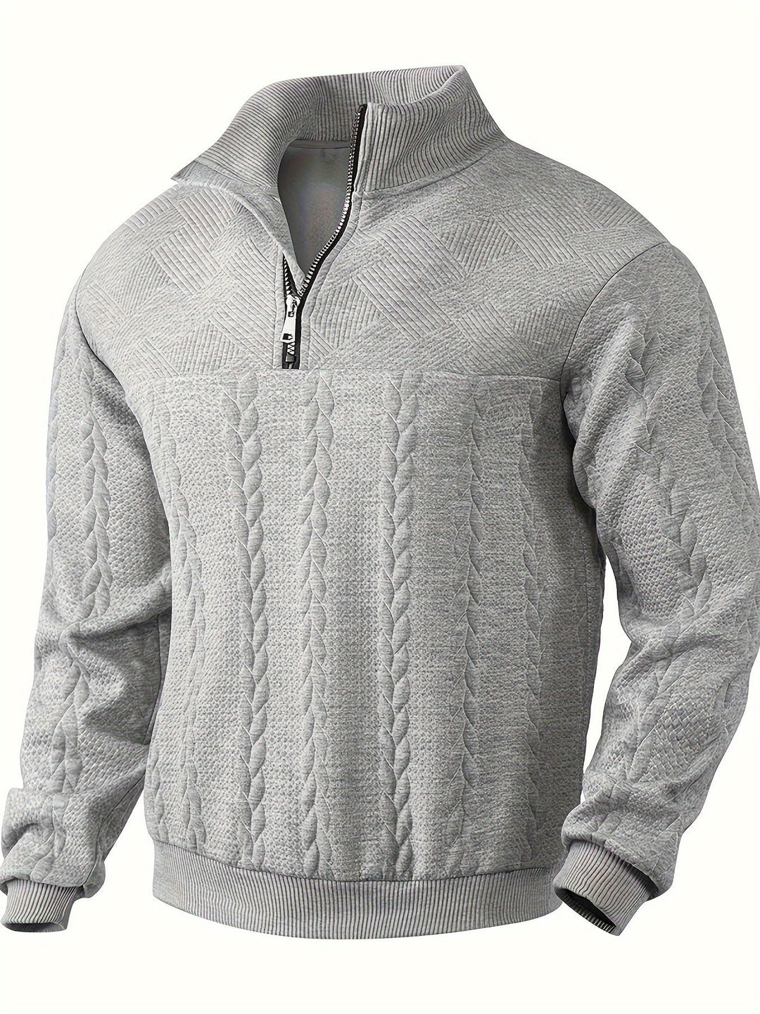 Landon | Vintage Men's Zip Sweater